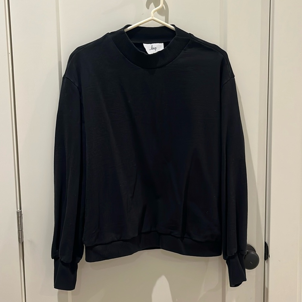 Loup Sweatshirt, Black, Size L